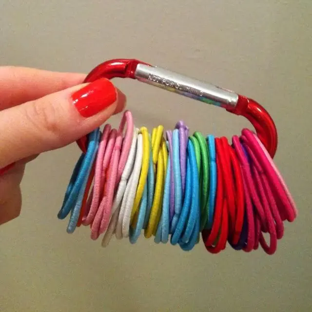 hair elastic organizer