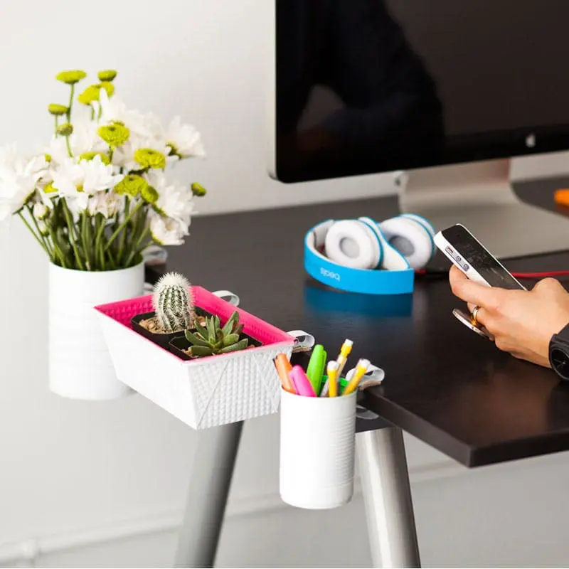 hanging desk bins