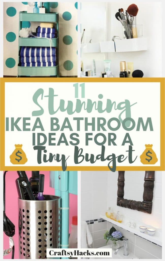 11 Stunning Ikea Bathroom Ideas for a Tiny Budget - Craftsy Hacks
