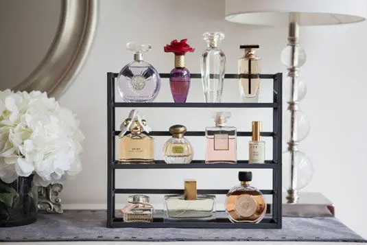 perfume rack