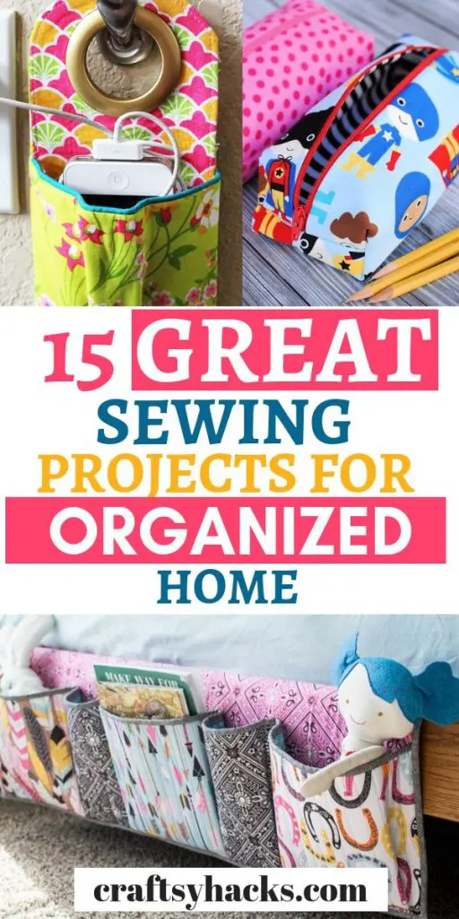 15 great sewing projects for organized home