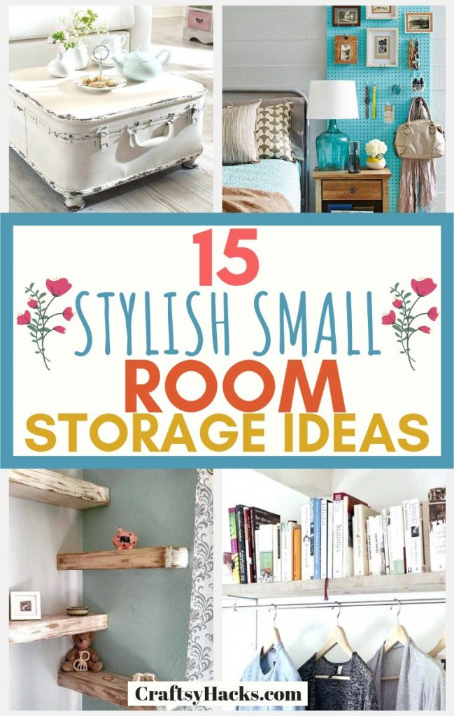 15 Stylish Small Room Storage Hacks - Craftsy Hacks