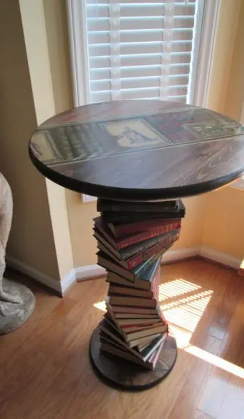 book themed coffee table