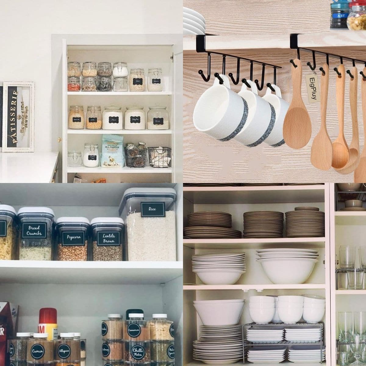 Corner cabinet storage solutions