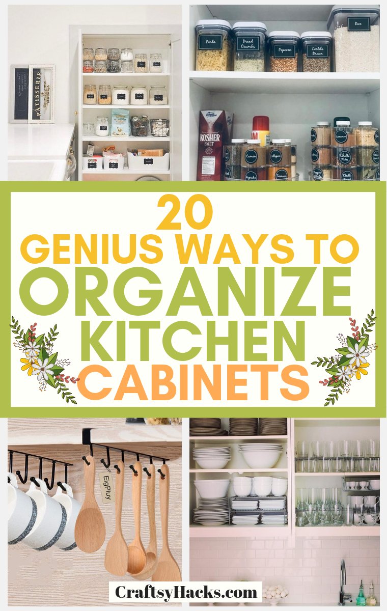 kitchen cabinet organization tips