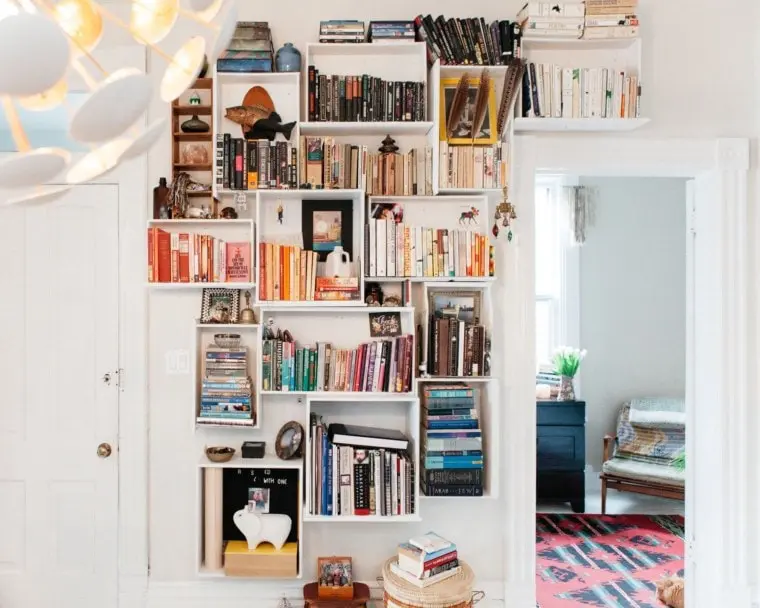 DIY Bookshelves from Old Dressers