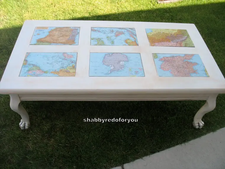 Decoupage Coffee Table