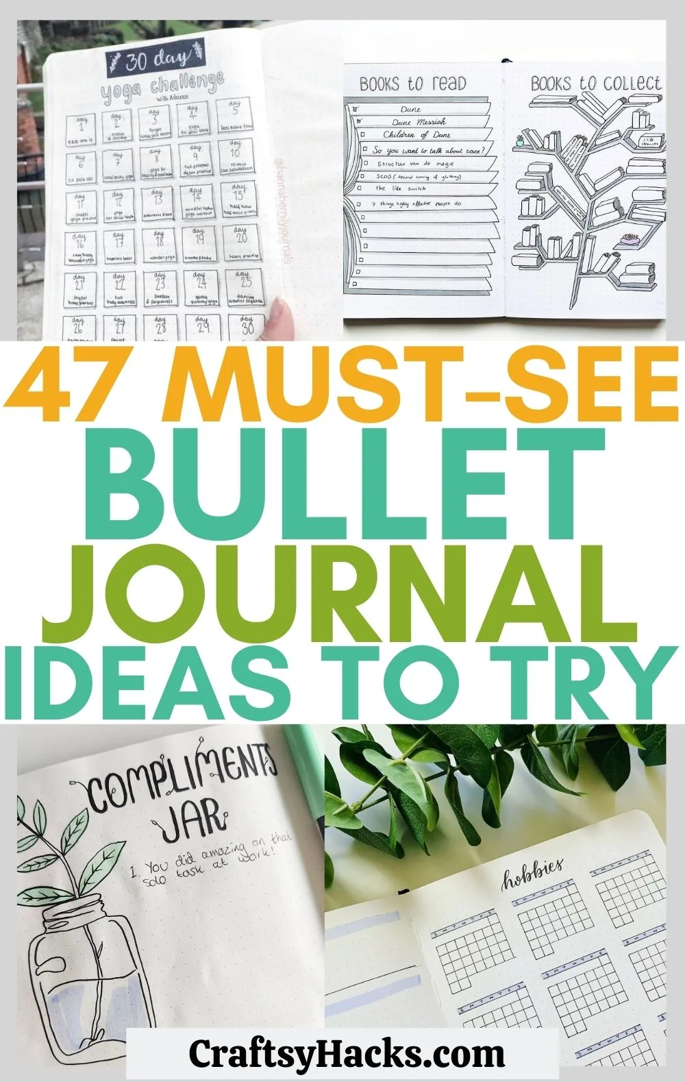 47 Amazing Bullet Journal Ideas You Need to Steal - Craftsy Hacks