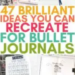 bullet journal ideas
