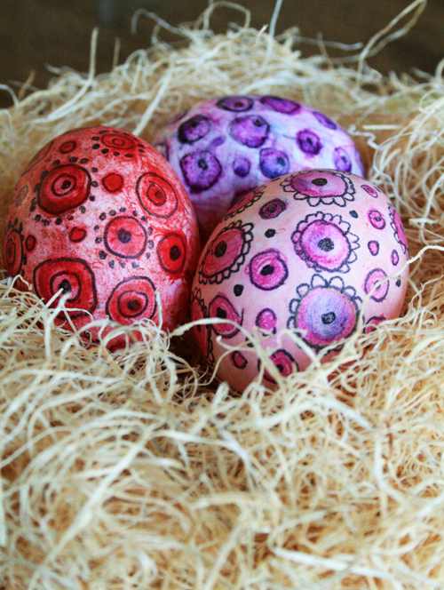 Watercolored Easter Eggs