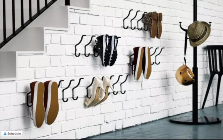 Wall Hooks for Shoes