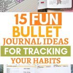 fun bullet journal ideas for tracking your habits