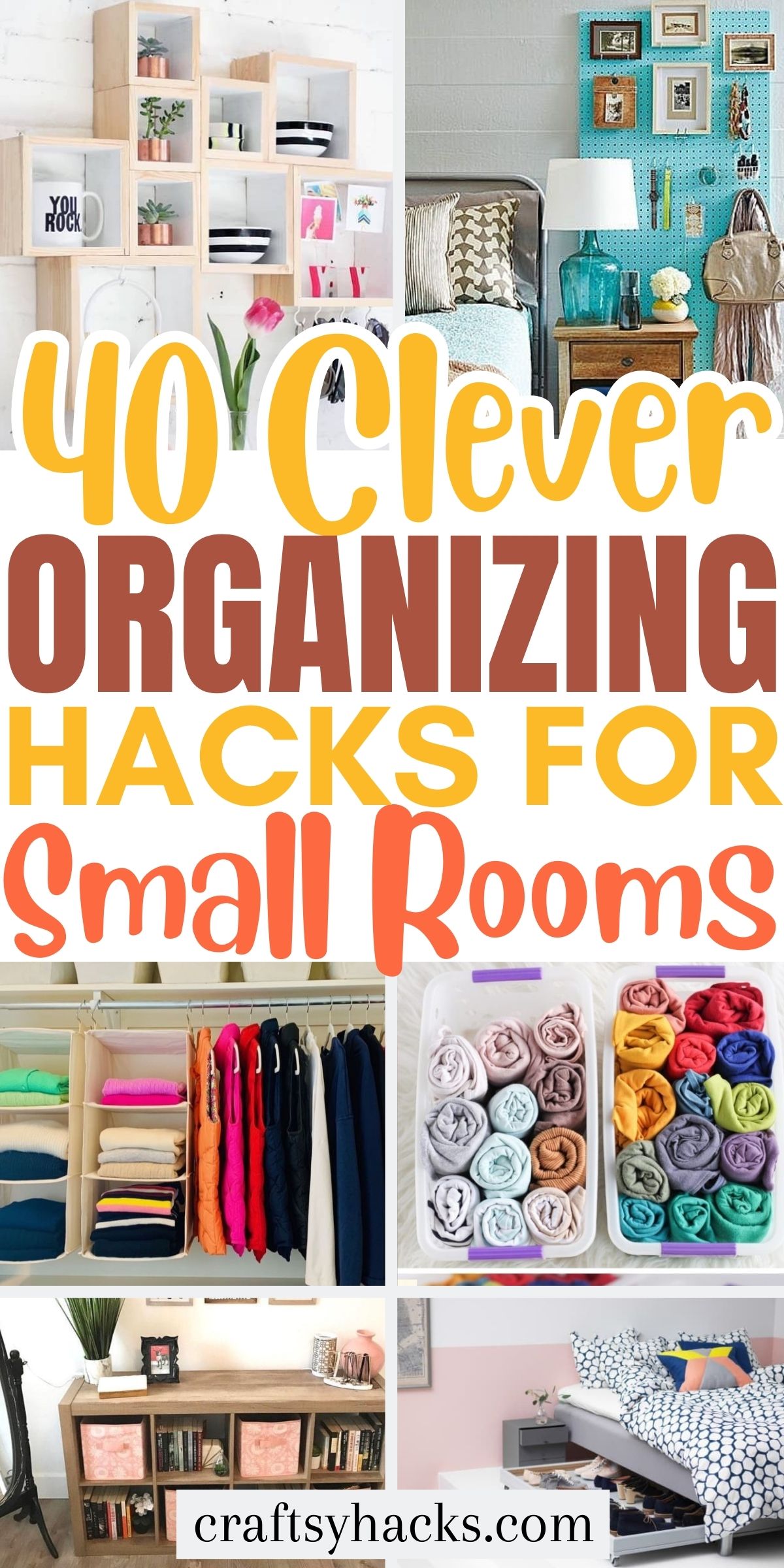 Small Room Organizing Hacks