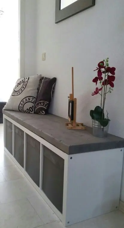 Hallway Bench with Storage