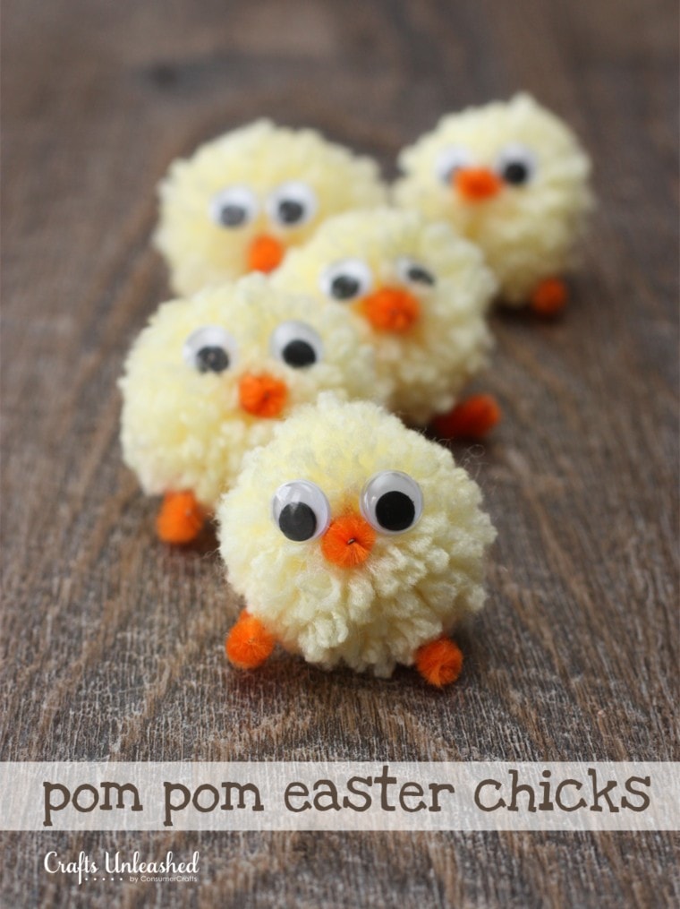 Pom Pom Easter Chicks