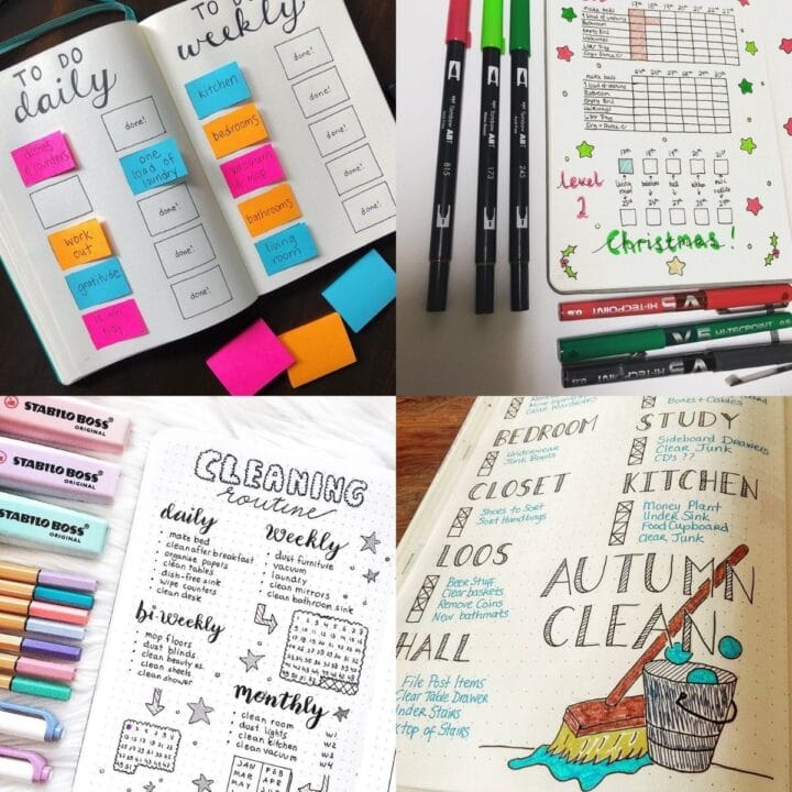House Cleaning Schedule_ 20 Bullet Journal Ideas