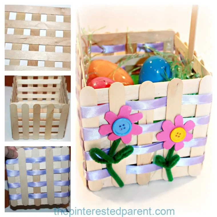 Craft Stick Basket