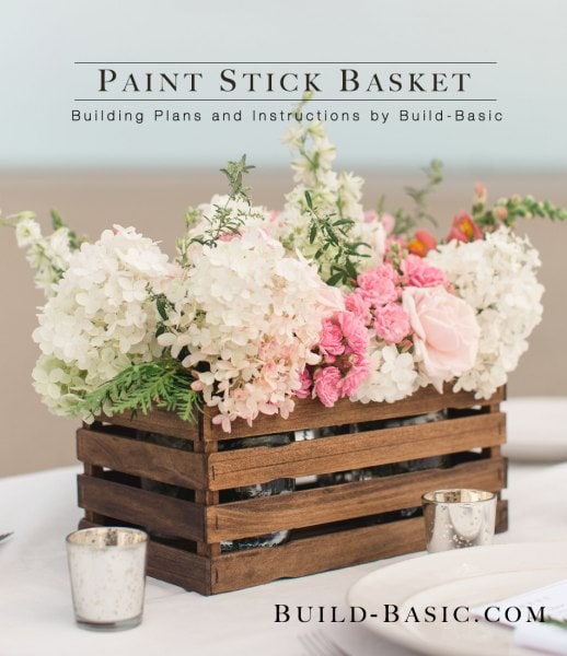 Paint Stick Basket