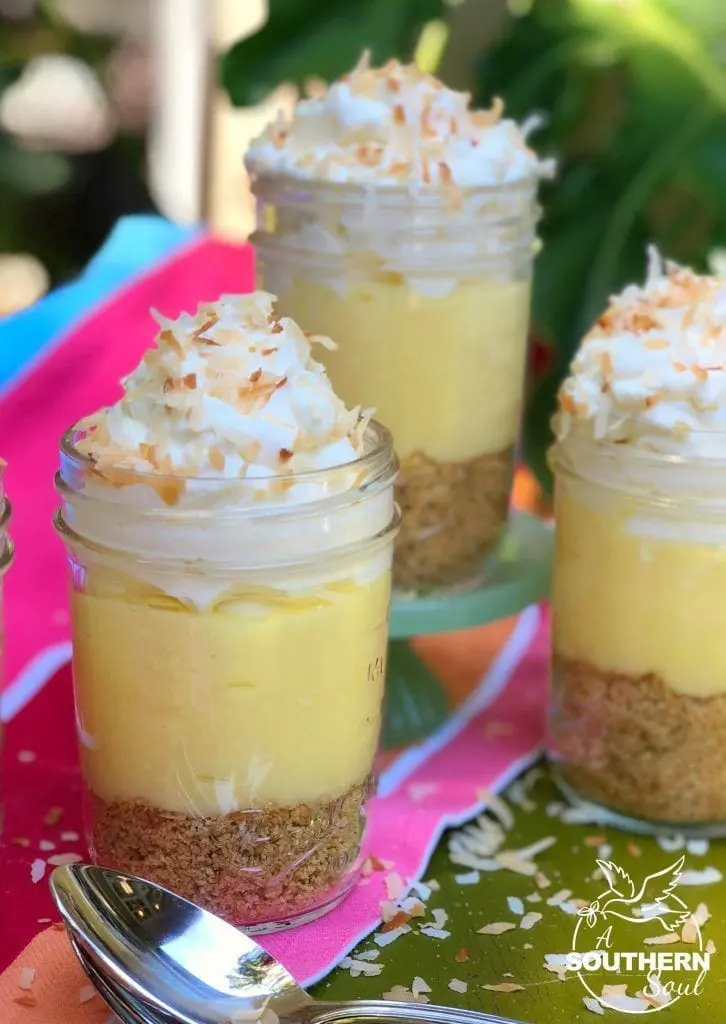 Coconut Cream Pie in a Jar