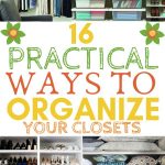 16 practical ways to organize your closets