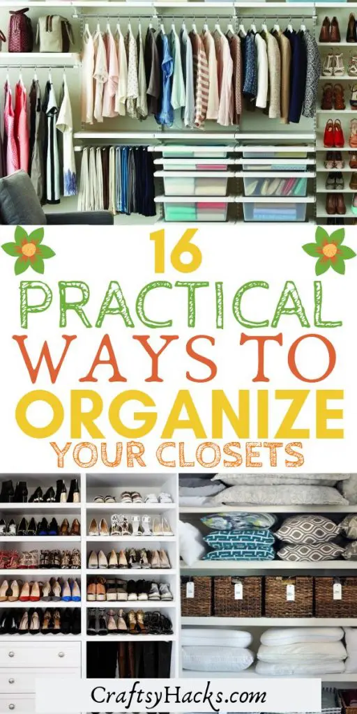 16 practical ways to organize your closets