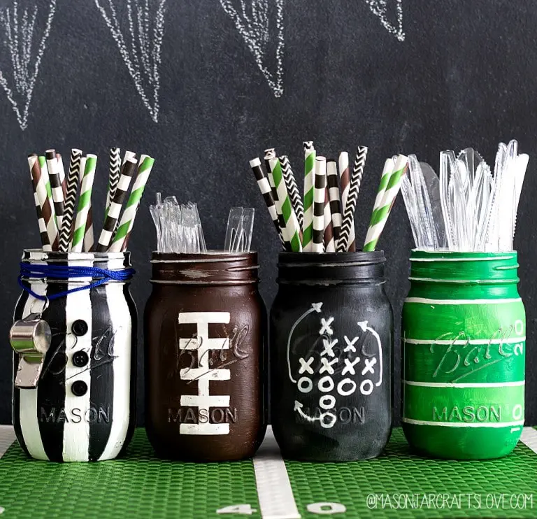 Decorative Mason Jars for Storage