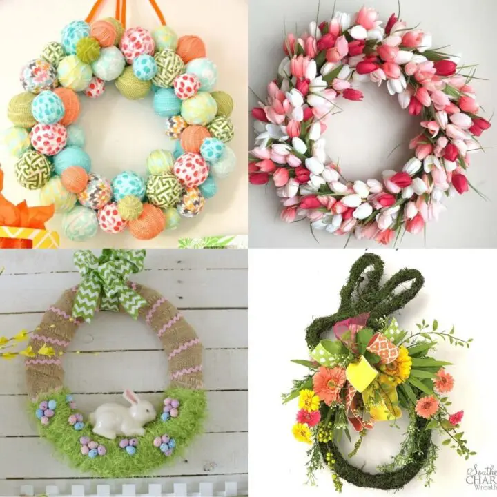 20 DIY Easter Wreath Ideas to Decorate Home