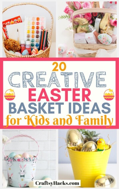 20 Creative Easter Basket Ideas You'll Love - Craftsy Hacks