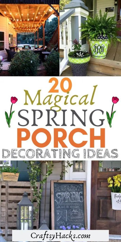 20 magical spring porch decorating ideas