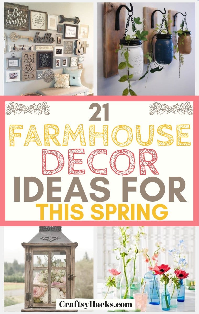 Farmhouse Spring Decor Ideas