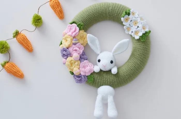 Amigurumi Easter Wreath