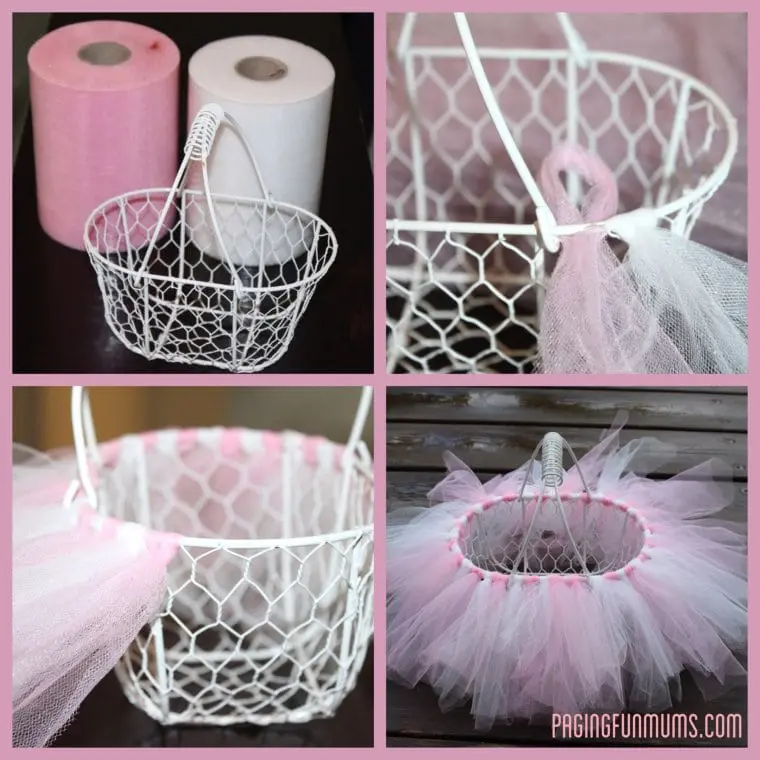 DIY Tutu Basket
