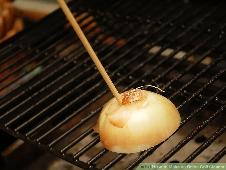 onion on grill