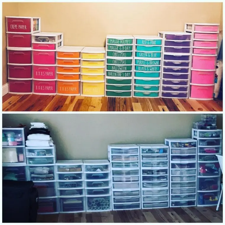 Colorful Drawer Units