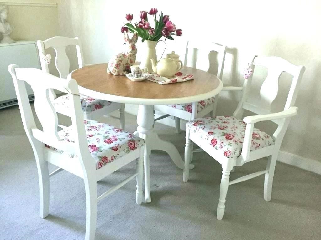 Dining Chairs with Floral Design