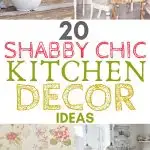 20 shabby chic kitchen decor ideas
