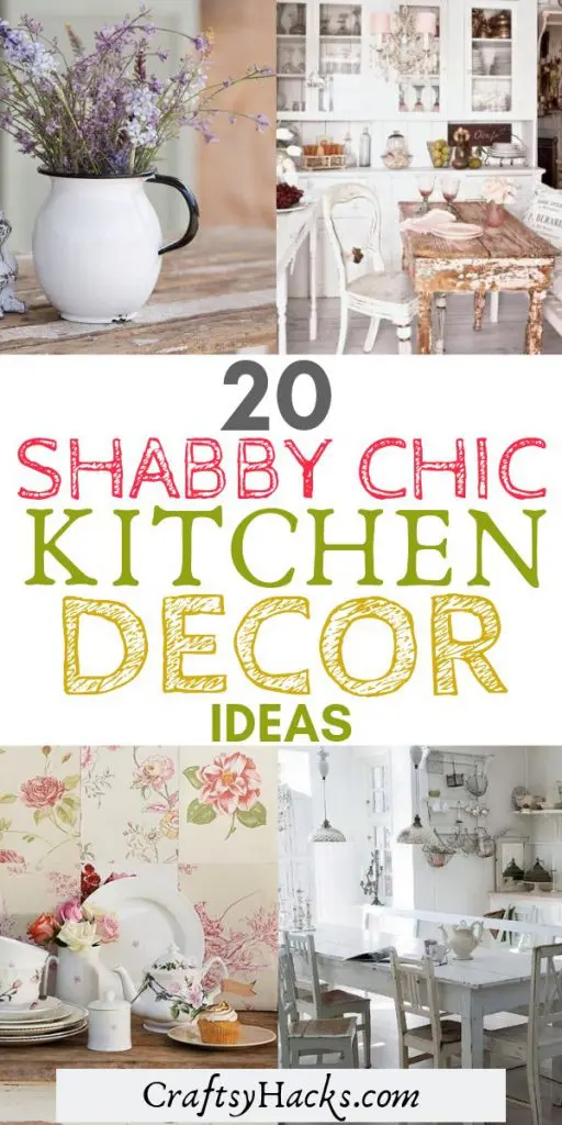20 shabby chic kitchen decor ideas
