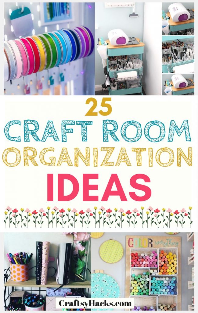 25 Craft Room Organization Ideas - Craftsy Hacks