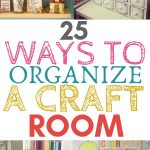ways to organize a craft room