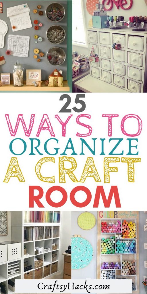 ways to organize a craft room