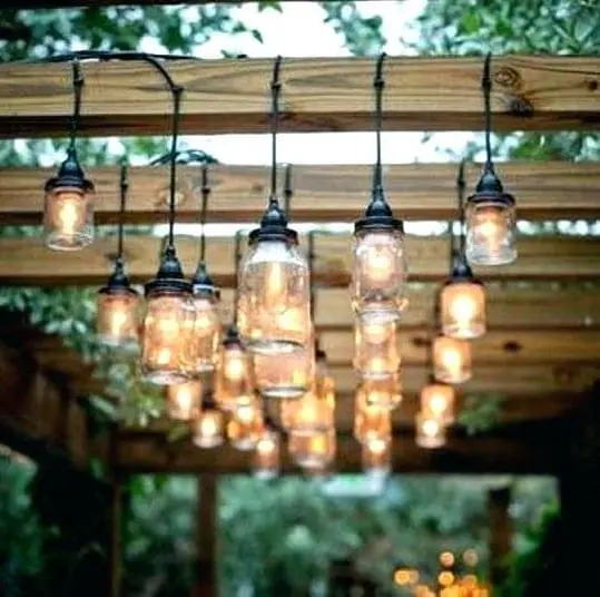 Mason Jar Festoon Lights