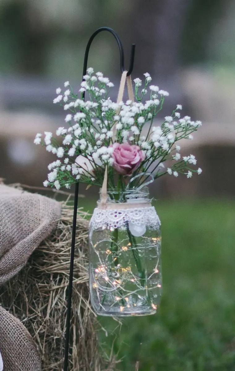 Hanging Mason Jars