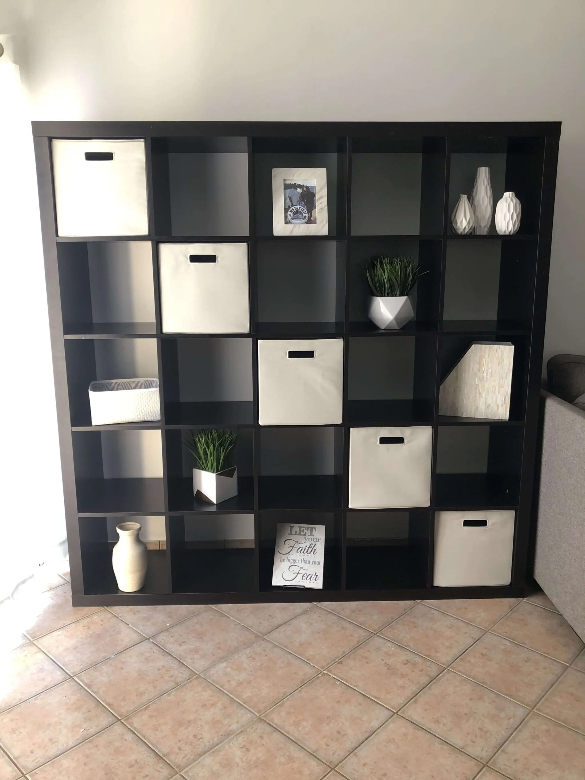 Black and White Storage Unit