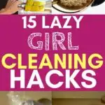 lazy girl cleaning tips