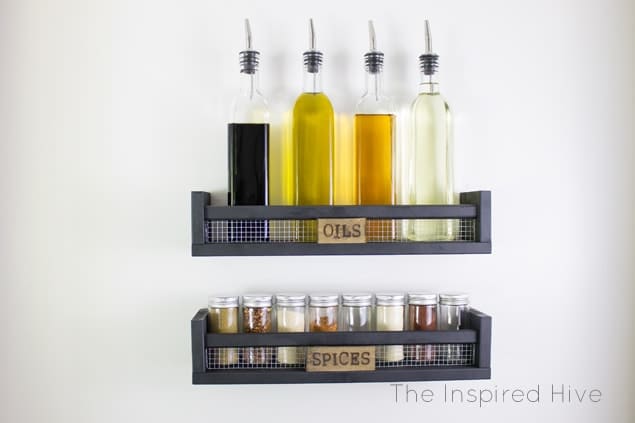 Mounted Spice Rack
