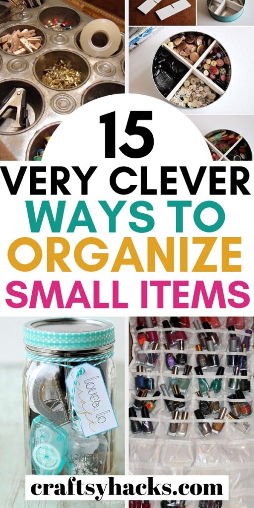 organize small items