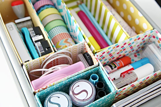 Cereal Box Drawer Organizer