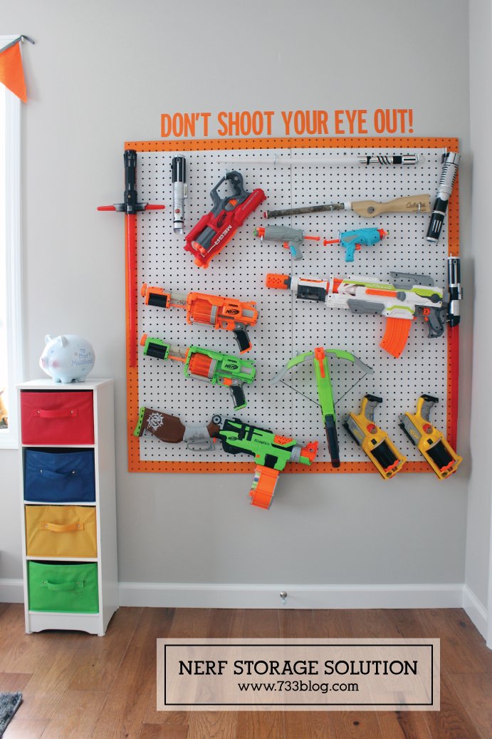 Pegboard Toy Display