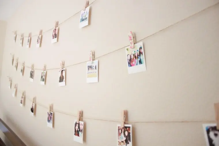 Fairy Light Polaroid Display