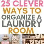 ways to organize laundry room